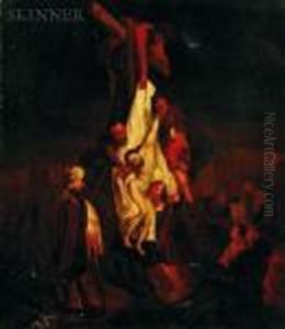Descent For The Cross by Harmenszoon van Rijn Rembrandt