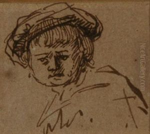 Portrait Of A Man by Harmenszoon van Rijn Rembrandt