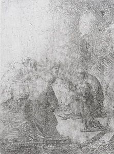 Jesus Als Knabe Unter Den Schriftgelehrten by Harmenszoon van Rijn Rembrandt