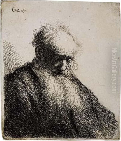 Old Man With A Flowing Beard - view 1