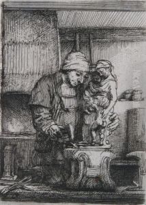 The Goldsmith by Harmenszoon van Rijn Rembrandt