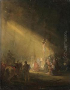 The Crucifixion by Harmenszoon van Rijn Rembrandt