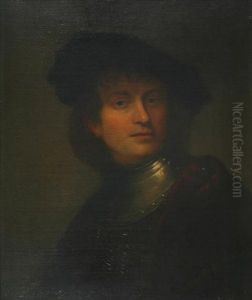 Self-portrait As A Young Man by Harmenszoon van Rijn Rembrandt