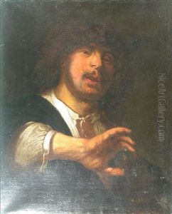Self Portrait With Playing Dice by Harmenszoon van Rijn Rembrandt