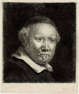 Lieven Willemsz. Van Coppenol, Writing-master: The Larger Plate (b., Holl. 283; H. 300) by Harmenszoon van Rijn Rembrandt