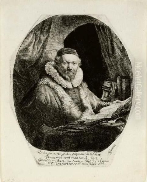 Jan Uytenbogaert, Preacher Of The Remonstrants (b., Holl. 279; H. 128) - view 1