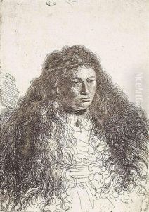 The Great Jewish Bride. by Harmenszoon van Rijn Rembrandt