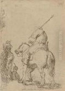 Turbaned Soldier On Horseback