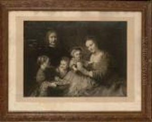 Portrait De Famille by Harmenszoon van Rijn Rembrandt