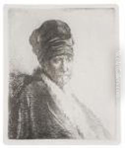 Bust Of A Man Wearing A High Cap, Three-quarters Right (theartist's Father ?) Bust Of A Man Wearing A High Cap, Three-quarters Right (theartist's Father ?)