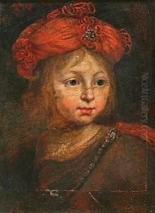 Portrait Of A Boy With A Turban