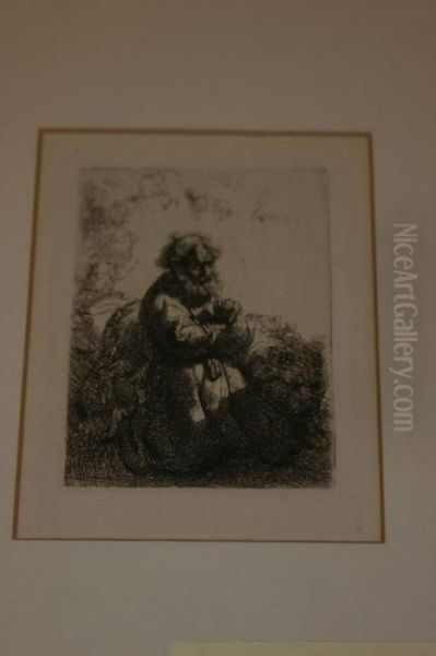 St. Jerome, Kneeling In Prayer, Looking Down - view 1