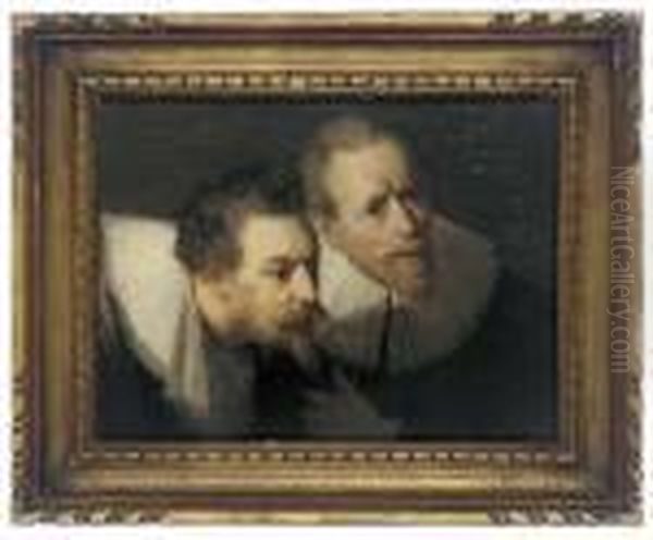 A Study Of The Heads Of Mathijs Kalkoen And Jacob De Witt - view 1