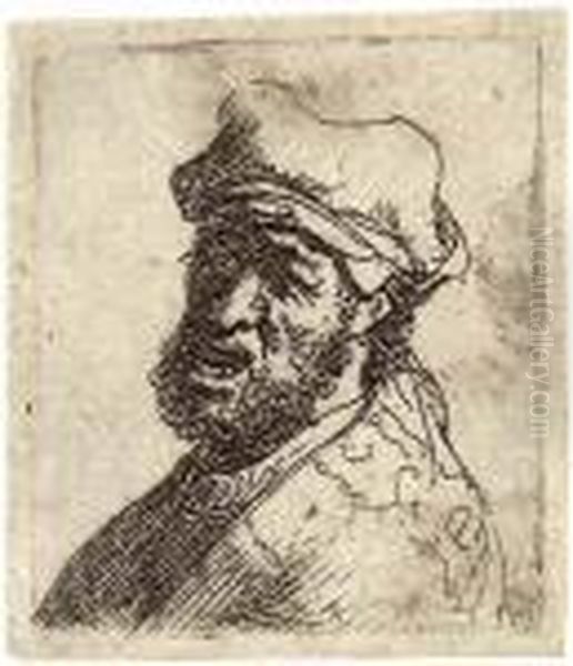 Man Crying Out, Three-quarters Left: Bust - view 1