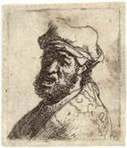 Man Crying Out, Three-quarters Left: Bust by Harmenszoon van Rijn Rembrandt