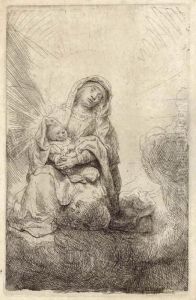 The Virgin And Child In The Clouds