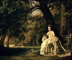 Lady reading in a Park, c.1768-70 by George Stubbs