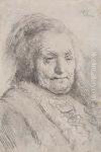 The Artist's Mother, Head And Bust: Three-quartersright The Artist's Mother, Head And Bust: Three-quartersright