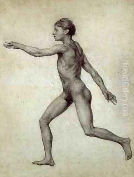The Entire Human Figure from the Left, lateral view, from the series A Comparative Anatomical Exposition of the Structure of the Human Body with that of a Tiger and a Common Fowl, 1795-1806 - view 1
