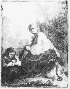 Die Nagelschneiderin by Harmenszoon van Rijn Rembrandt
