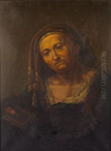 Seated Portrait Of An Elderly Lady