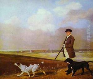 Sir John Nelthorpe at Shooting with Two Pointers by George Stubbs