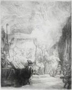 The Death Of The Virgin (bartsch 99) by Harmenszoon van Rijn Rembrandt