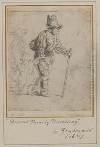 Peasant Family On The Tramp (bartsch 131)