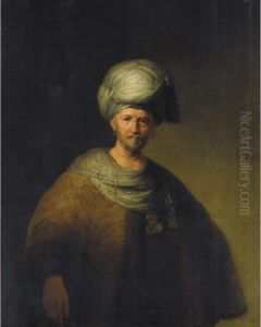 A Man In Oriental Costume - ````the Noble Slav'