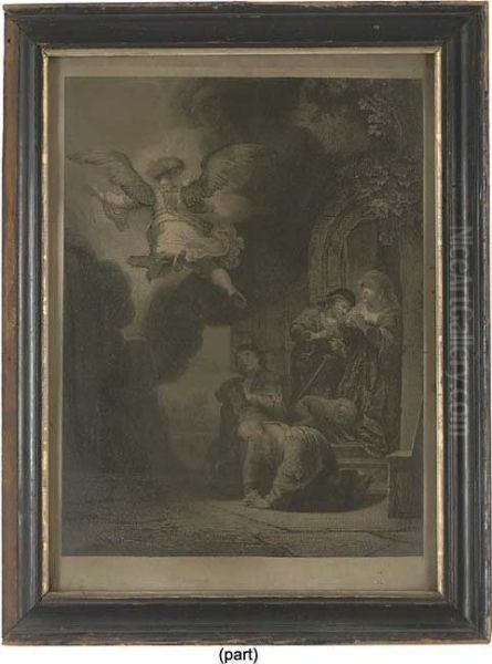 The Archangel Raphael Parting From Tobias And His Family - view 1