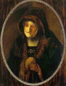 Ritratto Di Una Donna Anziana Ritratto Di Una Donna Anziana