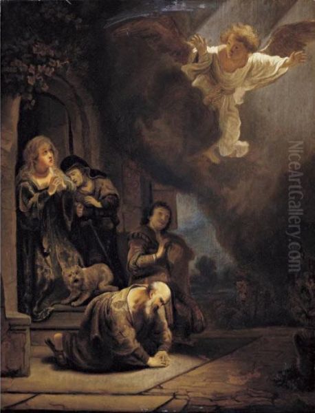 The Archangel Raphael Taking Leave Of Tobit - view 1