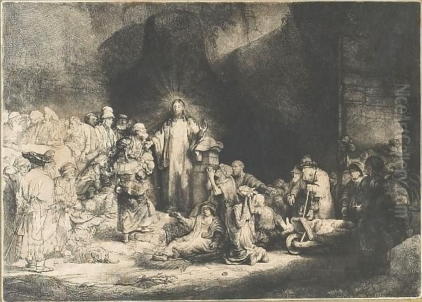 Christ Healing The Sick. 'the Hundred Guilder Print' - view 1