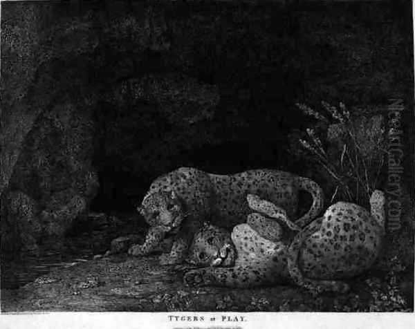 Tygers at Play, engraved by the artist, pub. 1789 - view 1