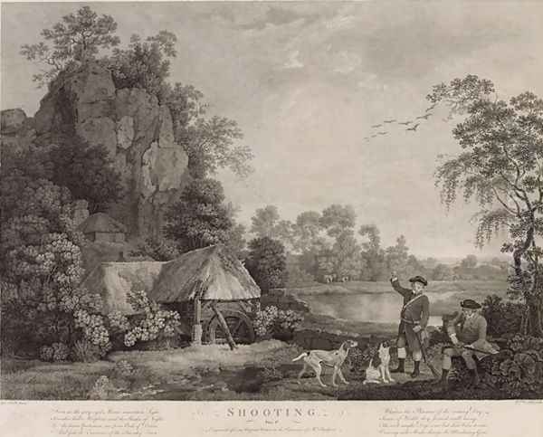 Shooting, plate 1, engraved by William Woollett 1735-85 1769 - view 1