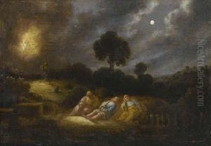 Christus Am Olberg. by Harmenszoon van Rijn Rembrandt