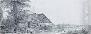 Landscape With Cottage And A Large Tree