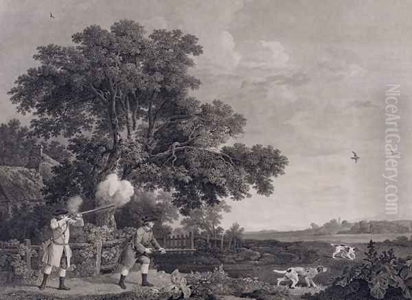 Shooting, plate 3, engraved by William Woollett 1735-85 1770 - view 1