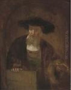 Portrait Of An Old Man by Harmenszoon van Rijn Rembrandt