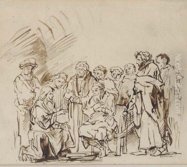 Christ Washing The Feet Of Saint Peter - view 1
