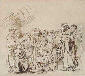 Christ Washing The Feet Of Saint Peter
