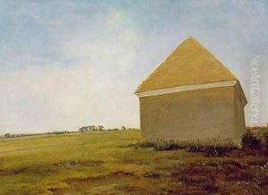 Newmarket Heath, with a Rubbing-Down House, c.1765 by George Stubbs