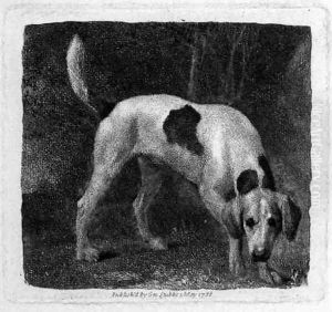 Dog A Foxhound on the Scent engraved by the artist, pub. 1788 by George Stubbs