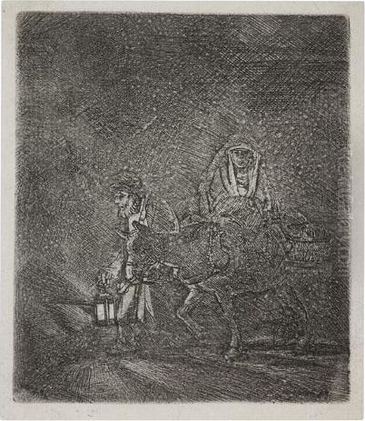 The Flight Into Egypt: A Night Piece - view 1