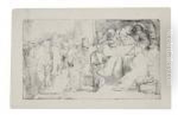 Christ Disputing With The Doctors: A Sketch - view 1