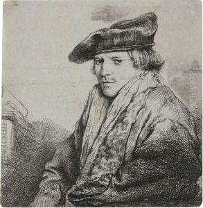 Young Man In A Velvet Cap by Harmenszoon van Rijn Rembrandt