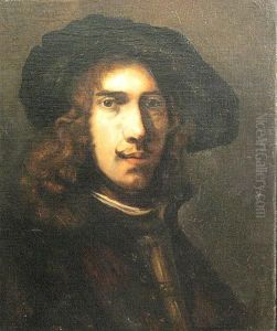 A Portrait Of A Man Wearing A Black Beret