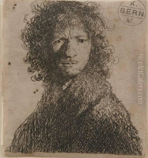 Self-portrait, Frowning: Bust - view 1