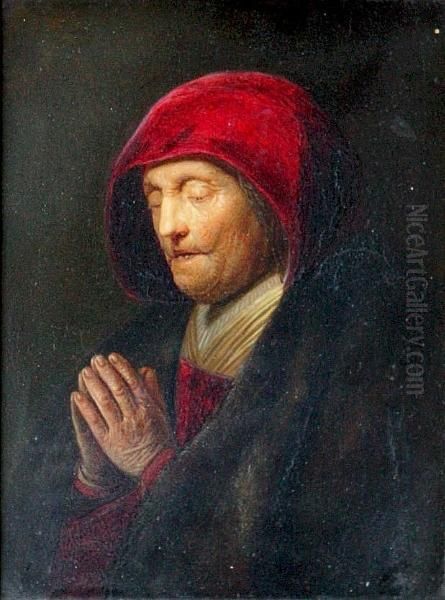 Woman At Prayer - view 1
