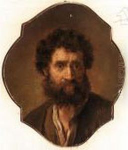 A Study Of A Head Of A Bearded Man